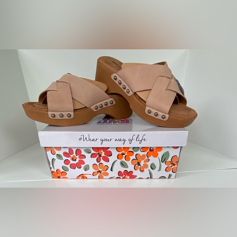 Muk Luks, Open-Toe Slip-On Sandals, Cadence Sandals, Size: 8 - Picture 6 of 13
